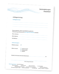Seebestattungen Krautsand Antrag auf anonyme Seebestattung